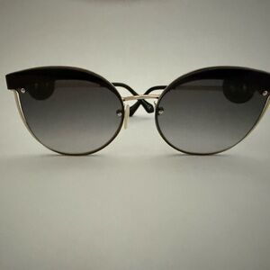 Roberto Cavalli Chic Black and Gold Sunglasses
